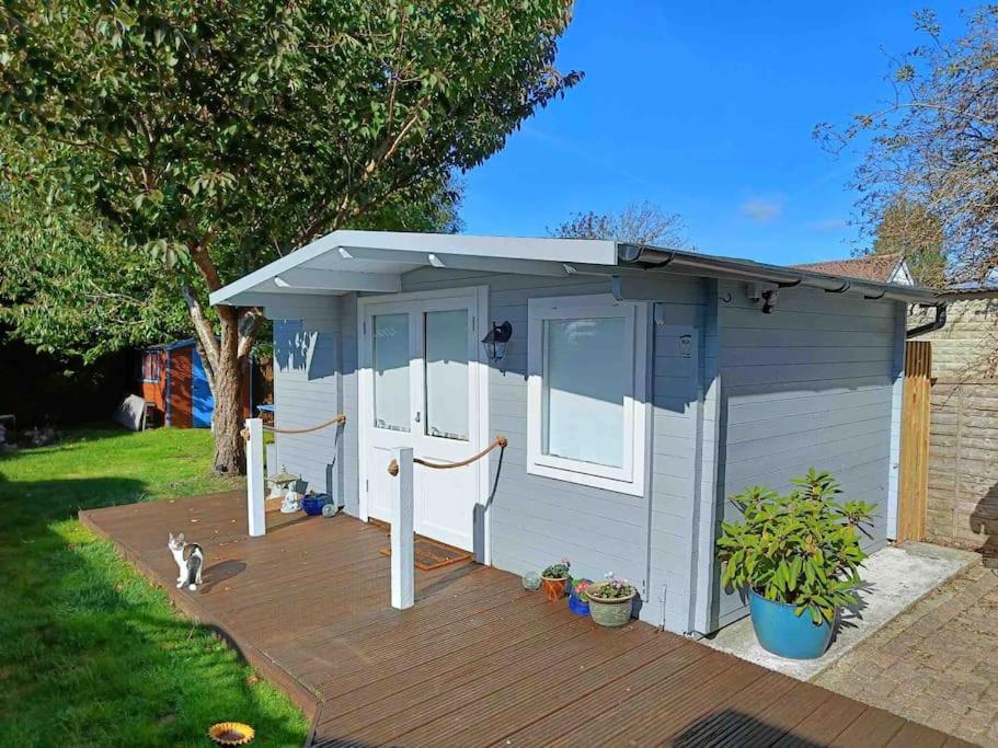 Private Lodge Close To Beaches And Goodwood Felpham Eksteriør billede